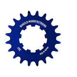 Blue Wheels Manufacturing Solo-XD 20-tooth aluminum cassette cog for SRAM XD/XDR mountain bike drivetrains.