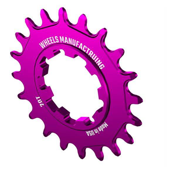 Wheels Manufacturing Solo-XD aluminum cog for SRAM XD/XDR freehub, lightweight 7075 aluminum bike component.