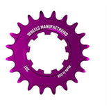 Wheels Manufacturing Solo-XD 7075 aluminum bike cog for SRAM XD/XDR freehub, close-up of black component on bicycle wheel