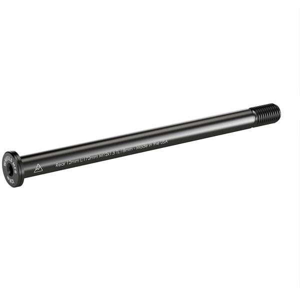 Vittoria Wheels Manufacturing rear 12mm thru-axle for bikes and forks, 172mm length, M12 x 1.5mm threading, component part