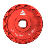 Wheels Manufacturing 44mm 12/24 Notch Thin Flange Bottom Bracket Socket with 3/8" drive for bike workshop use.