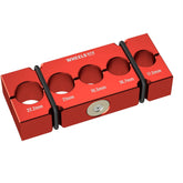 Wheels Manufacturing medium shaft clamp set for suspension maintenance, workshop tools, and repair in a workshop setting.