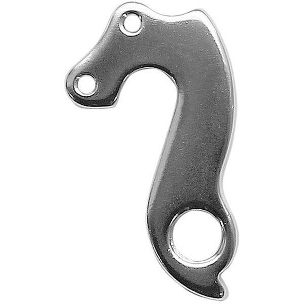 Durable M Part gear hanger for bike frames, compatible with various brands, shown attached to a bike component in the image.