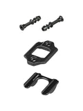 Black Bontrager Line Elite Dropper Post Saddle Clamp Kit, 36.4 mm, designed for bicycle seat post components.
