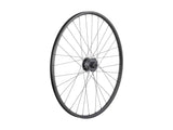 Trek Bontrager Connection Dynamo 29-inch MTB front wheel with black centerlock hub, no cassette for mountain biking.