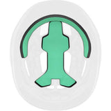 Lazer Nutz and Pnut KinetiCore helmet padding for comfort and protection, shown in close-up view of the padded interior.