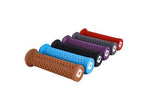 ODI Vans V2.1 MTB lock-on grips with single-clamp system for mountain bikes, featuring textured rubber for improved grip and control