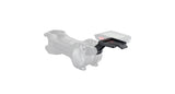 Black Bontrager Blendr RIDEtime Trip Mount attached to a stem, designed for Blendr-compatible bike components and accessories.
