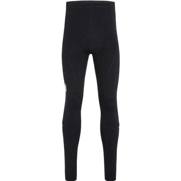 Madison men's long cycling tights with 2D Coolmax pad, reflective tabs, designed for comfortable, performance-focused biking.