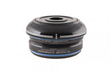 Cane Creek 40-Series EC30/25.4 and EC30/26 black headset with clip-seal design, showing the components and sealing features.