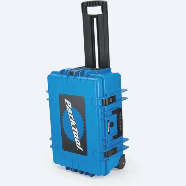 Park Tool BRK-1 Big Rolling Kit with BX-3 Toolbox for professional bike repair, featuring workshop tools and equipment.