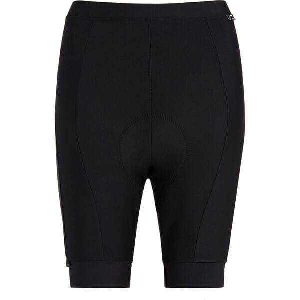Madison Turbo women's indoor cycling shorts with anti-bacterial Lycra and silicone grippers, shown on a model.