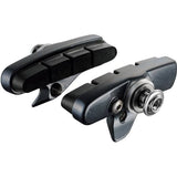 Shimano Dura-Ace R55C4 R9210 direct mount cartridge brake shoes for alloy rims, pair, with metal brake pads and mounting hardware.