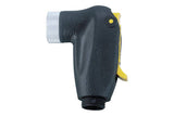 Topeak Smarthead replacement pump head in black and yellow, designed for Presta and Schrader valves, accessory for bike pumps.