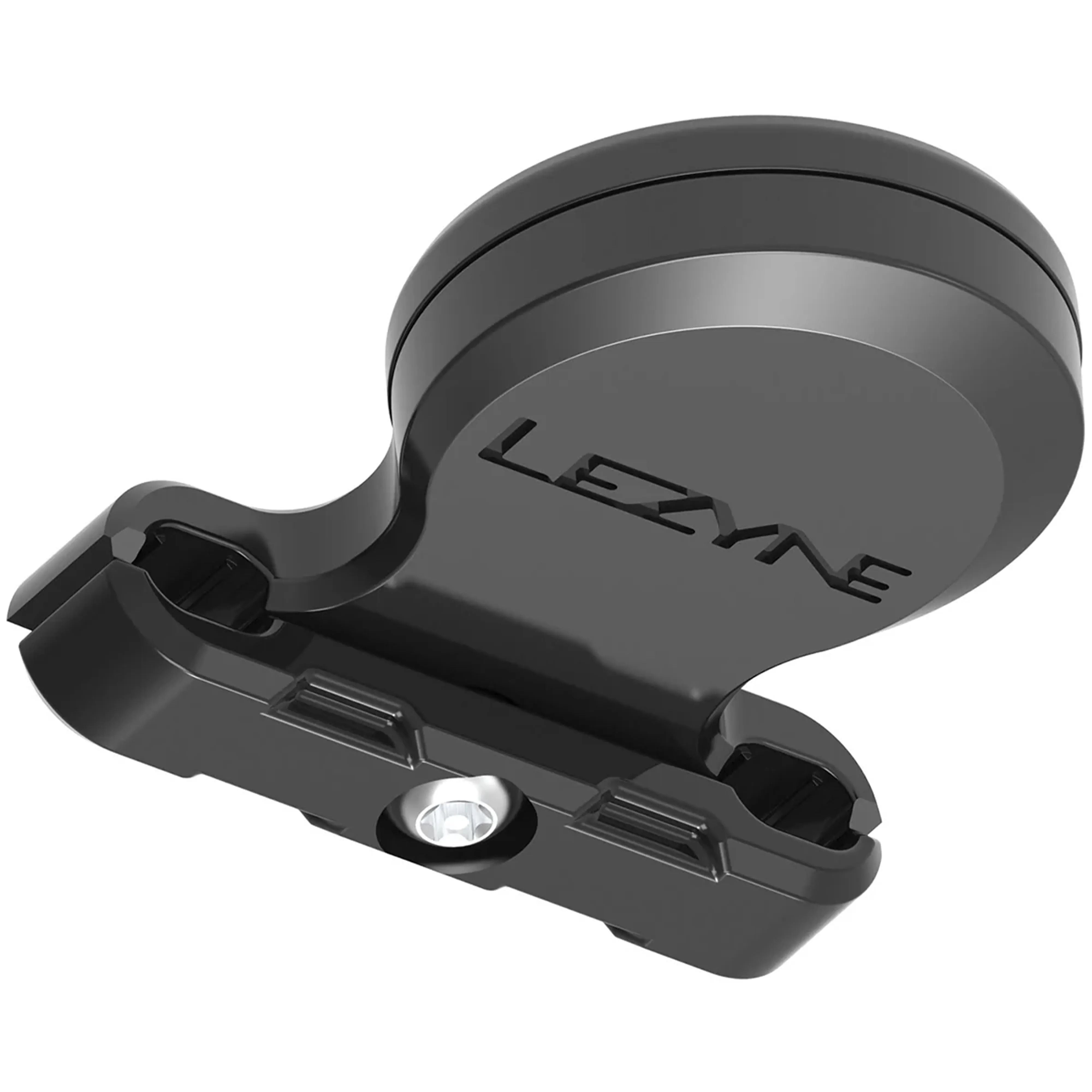 Lezyne Matrix Saddle Tagger bike mount for Apple AirTag, waterproof lock, designed to attach securely to bike saddle accessories.