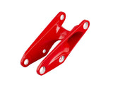Trek Session 9.9 29 Rocker Links frame spares for suspension performance, showing metal components with mounting points.