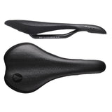 Black SDG Circuit Mountain Bike Saddle, durable MTB seat with ergonomic design for mountain biking comfort.