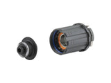 Black Bontrager Race Lite 11-speed freehub body for 130mm old hub, compatible with 11-speed cassette, shown on bike component.