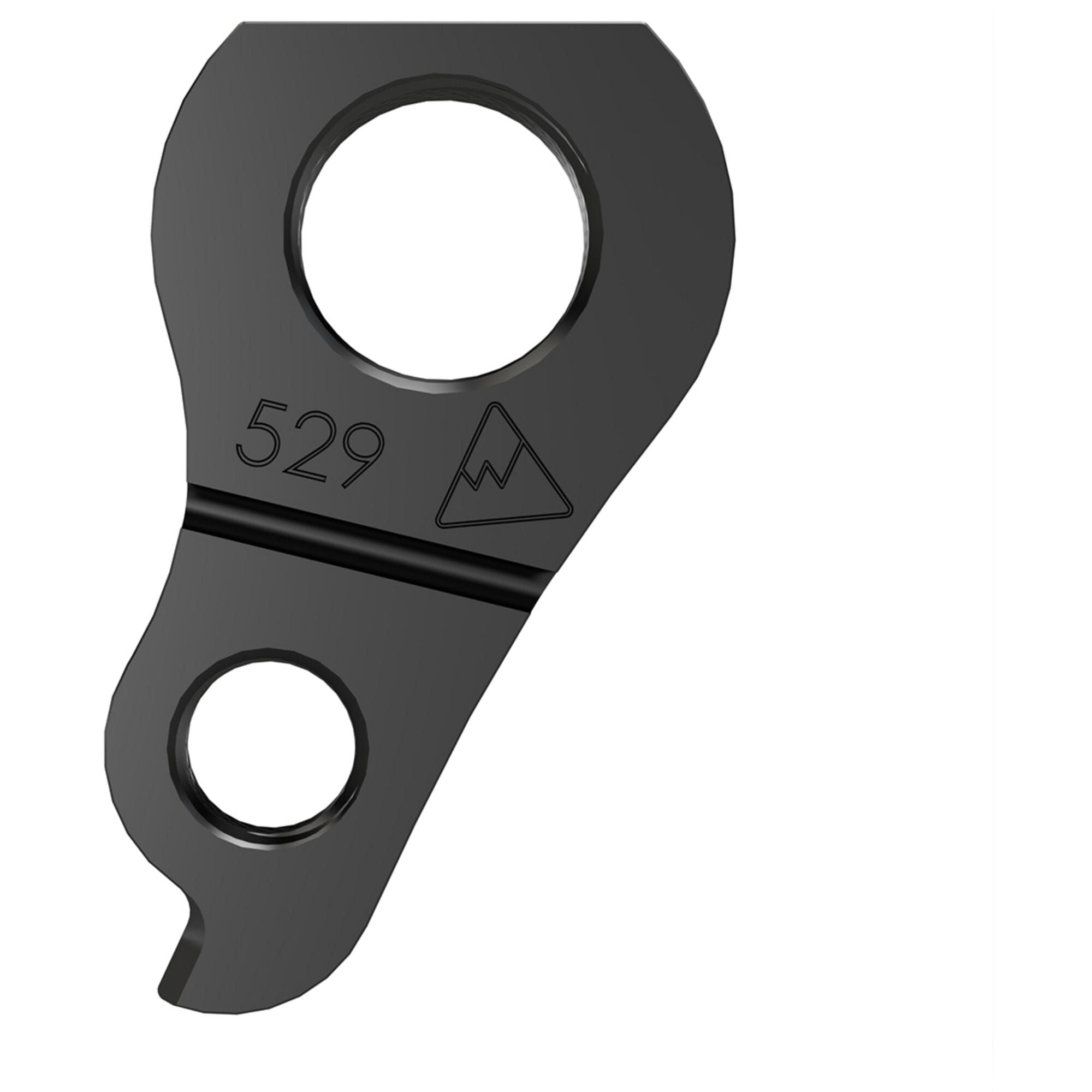 Wheels Manufacturing replaceable derailleur hanger dropout 529 for YT Tues MK2 AL bike, 2015-2018, mounted on bike frame