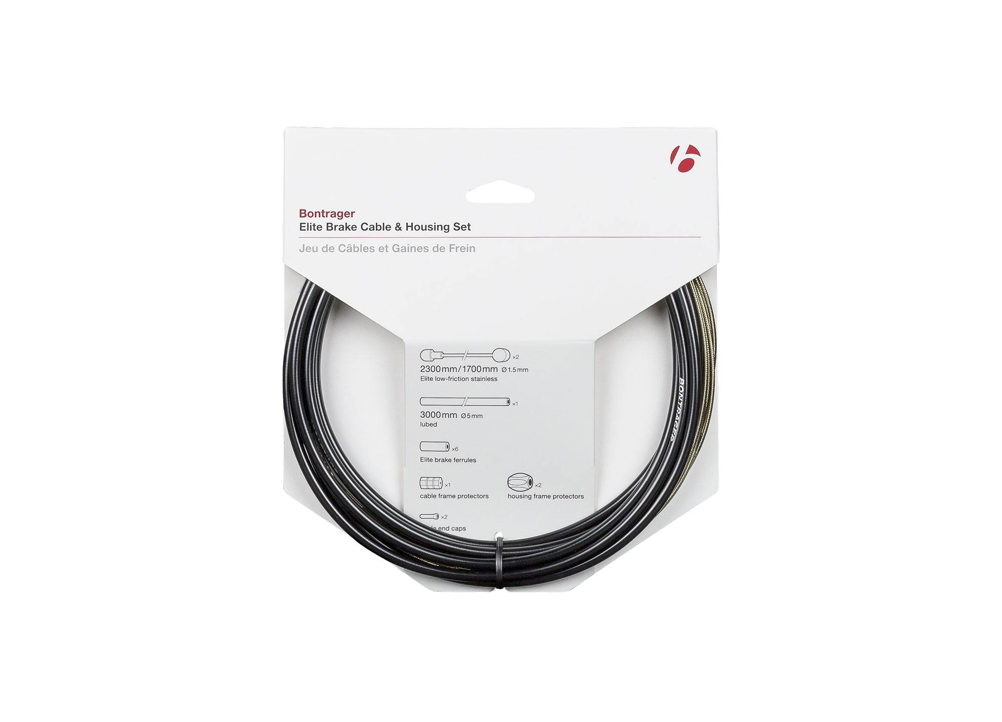 Bontrager Elite Brake Cable & Housing Set Black One size | Swinnerton Cycles