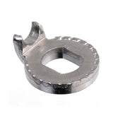 Sturmey Archer rear axle lockwasher for bicycle hub assembly, close-up of the metal component used in rear hub repairs.