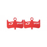 Jagwire Sport Semi-Metallic Disc Pad - Hayes Dominion A4 Red Sport Semi-Metallic Hayes