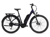 Giant EXPRESSION E+ 2 e-hybrid bike with smart assist motor, integrated lights, and a sleek design, suitable for city commuting.