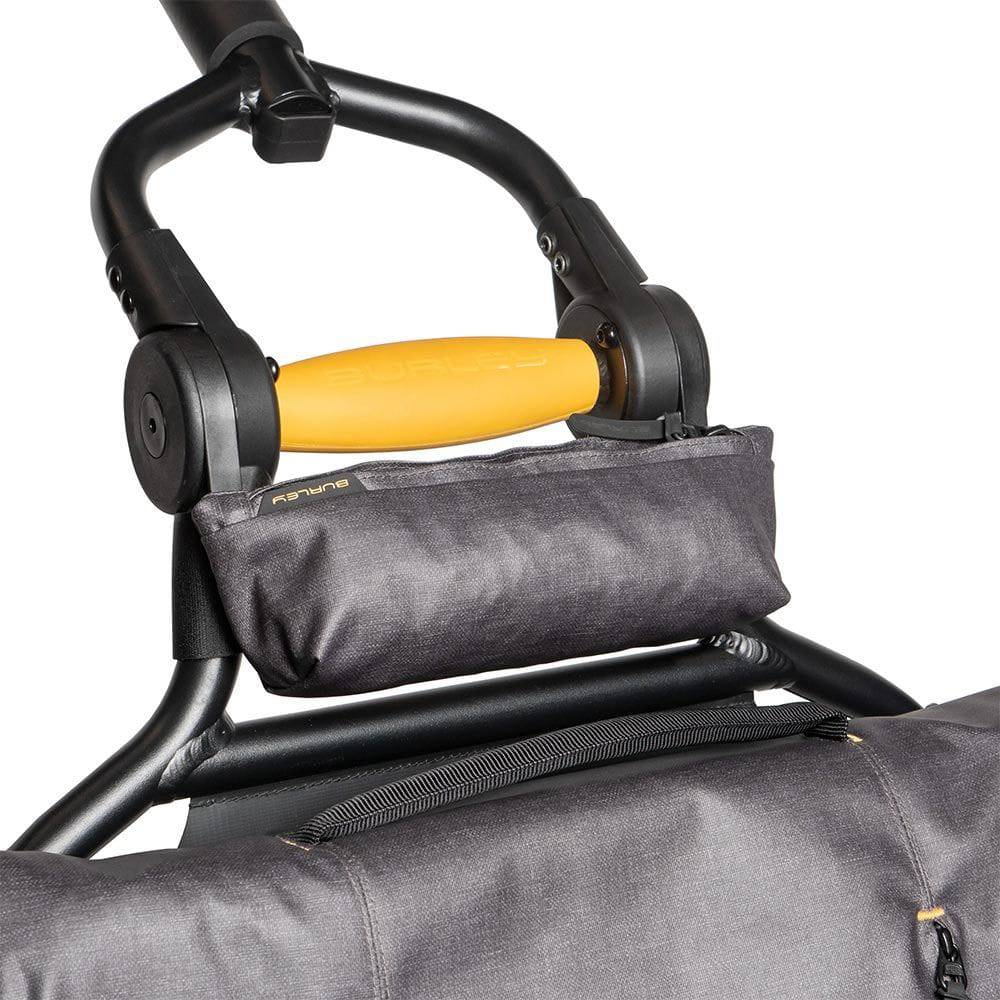 Burley Travoy rain cover with reflective high-visibility accents for cargo protection, designed as a durable accessory.