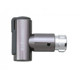 Topeak AirBooster Compact CO2 inflator with dust cap, suitable for Presta and Schrader valves, compact bike pump accessory