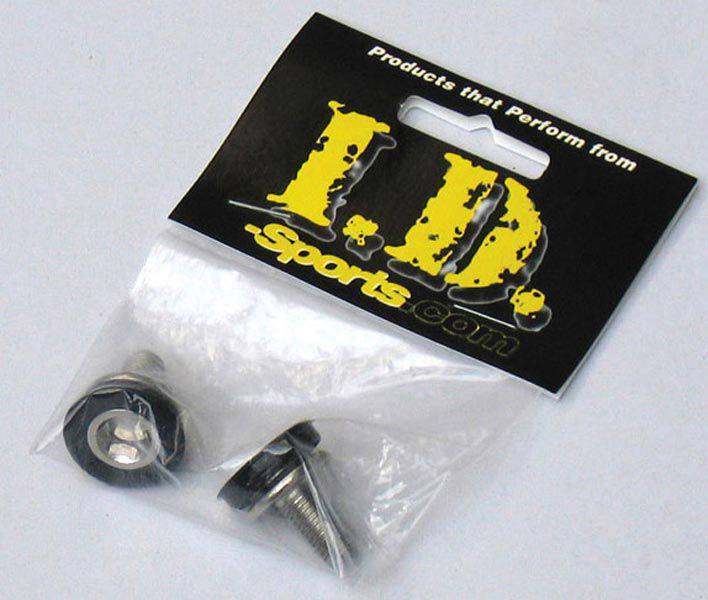 ID Stainless Steel M8 Crank Bolts with dust cover for Shimano cranksets, designed for bike component replacement and accessories.