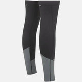 Madison Stellar Tech Isoler thermal leg warmers with DWR water-resistant coating, designed for outdoor cold weather activities.