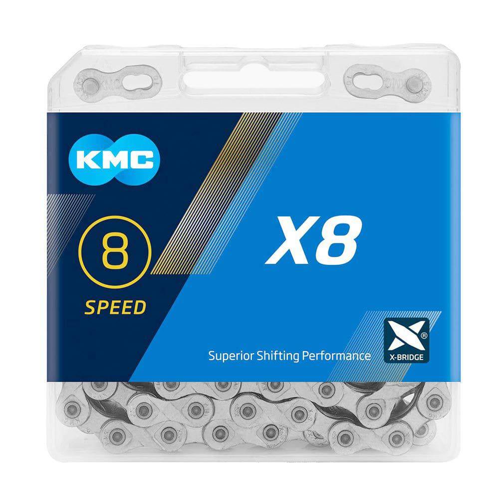 Kmc X8 Silver 114L Chain | Swinnerton Cycles