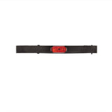Lezyne HR Flow Bluetooth heart rate monitor with LED indicator, black, compact fitness accessory for tracking heart rate.