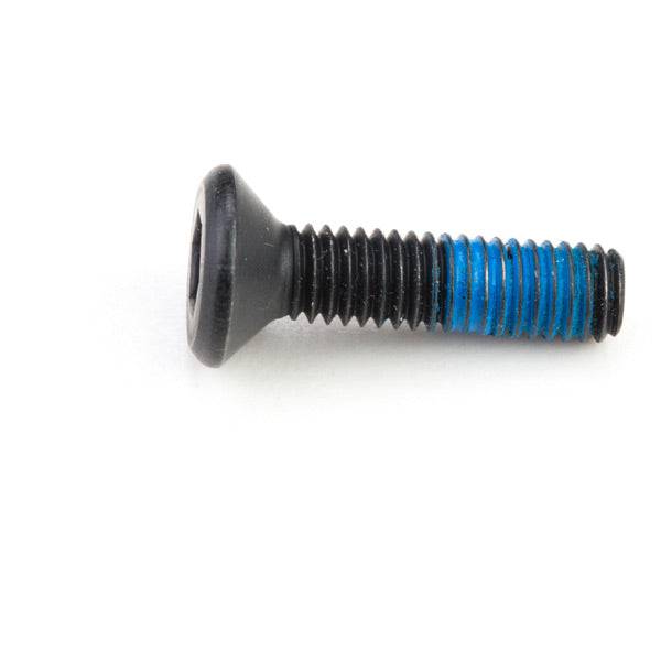 Profile Design M6 x 18 flat head countersunk bolt for handlebars replacement, showing the metal bolt with a smooth flat head.