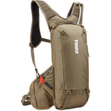 Thule Rail hydration backpack with CE certified spine protector and 2.5L water reservoir, designed for outdoor and cycling accessories.
