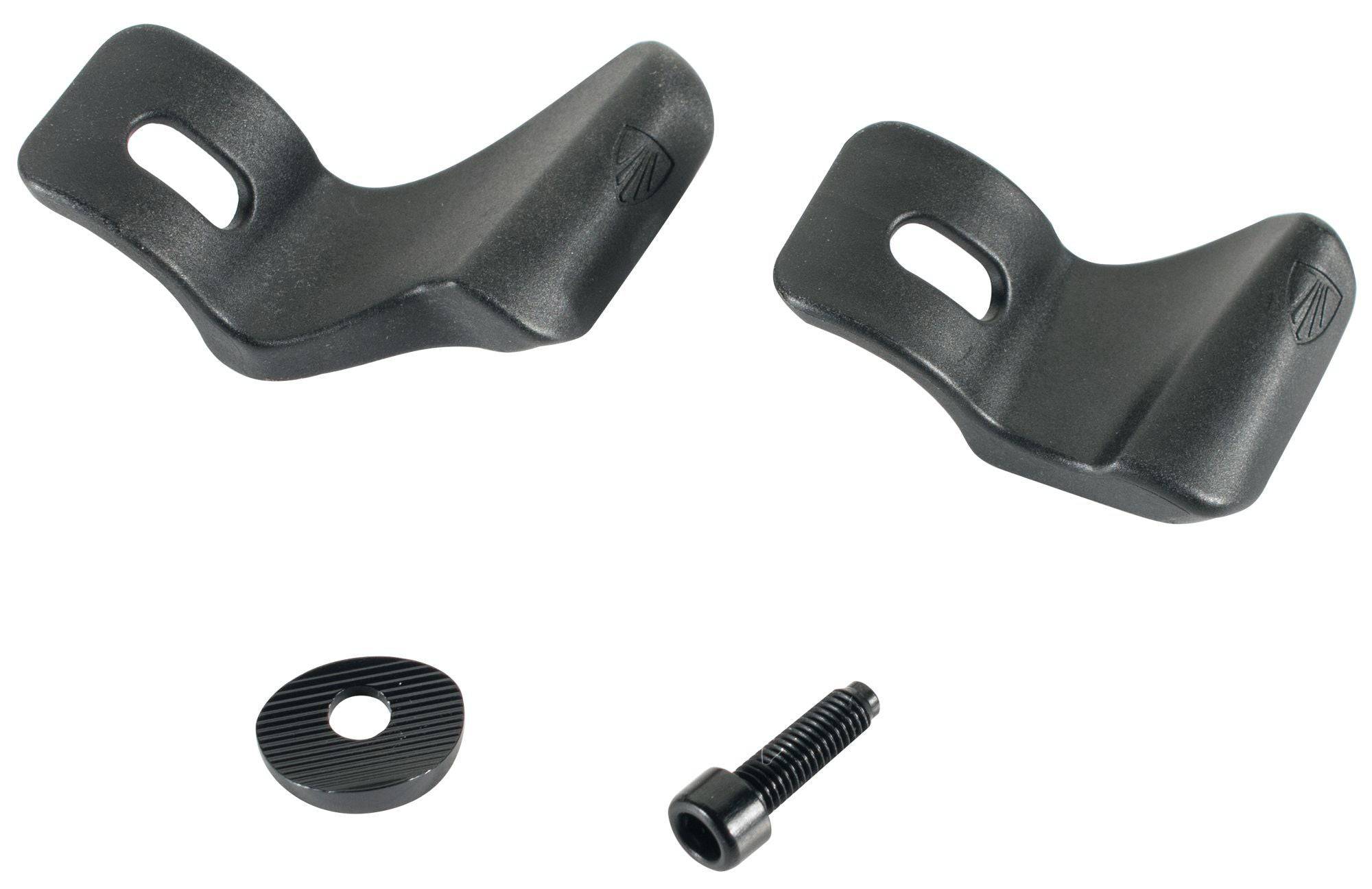 Trek 3S Chainkeeper in black for Domane, Madone, and Crockett CX bikes, component image showing the bike chain guide attachment.