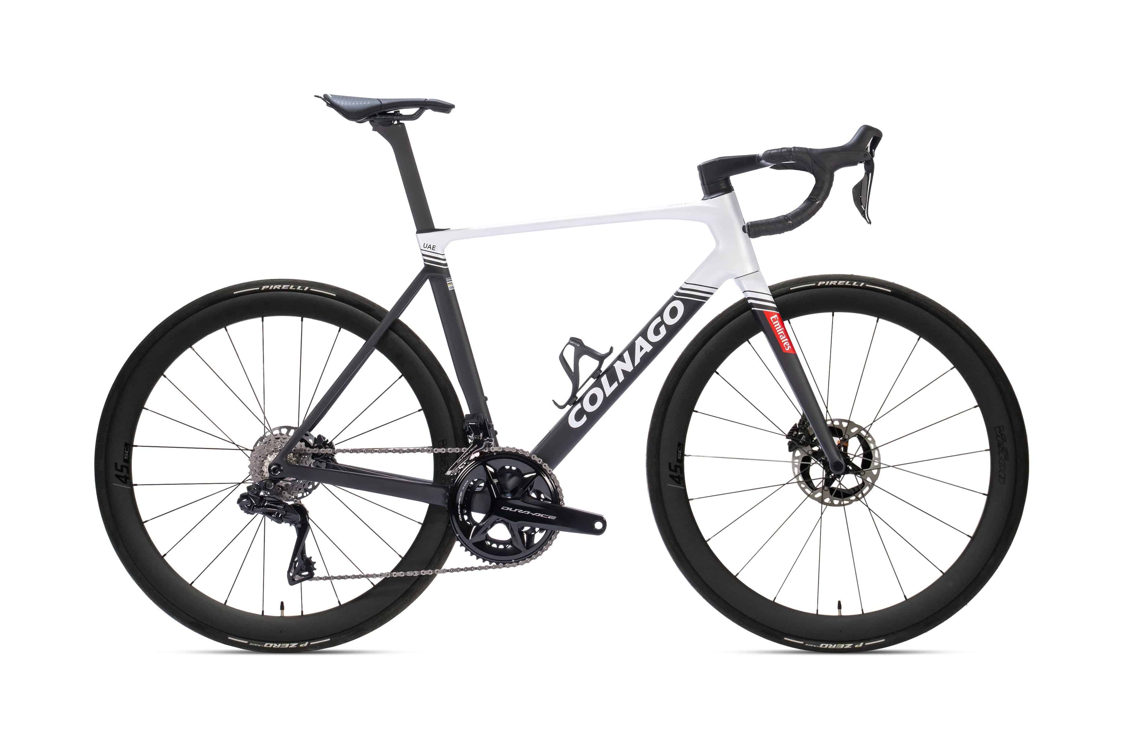 Colnago V5rs Disc 2025 carbon road bike with Shimano Dura Ace Di2 R9200 groupset, ready for racing, sleek and aerodynamic design