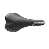 Selle Italia SLR TM Black bicycle saddle with lightweight design and ergonomic shape for comfort and performance.
