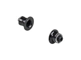 Bontrager black entry end cap for CL81 hub, 135mm OLD, suitable for front or rear wheel component replacement.