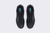 Crank Brothers Mallet E Lace MTB shoes with Match Box outsole, designed for mountain biking, showing the black and red shoe details.