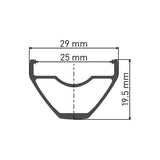 DT Swiss X 1900 wheel, 25 mm rim, 12 x 148 mm BOOST axle , 29 inch rear Shimano