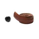 Selle San Marco Bottega Real Leather handlebar tape for road bikes, featuring premium leather and detailed stitching.