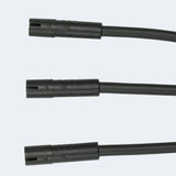 Fazua Ride 60 Splitter 1to3 E-Bike connector showing a compact electronic component with wiring for drive unit and LED hub expansion.