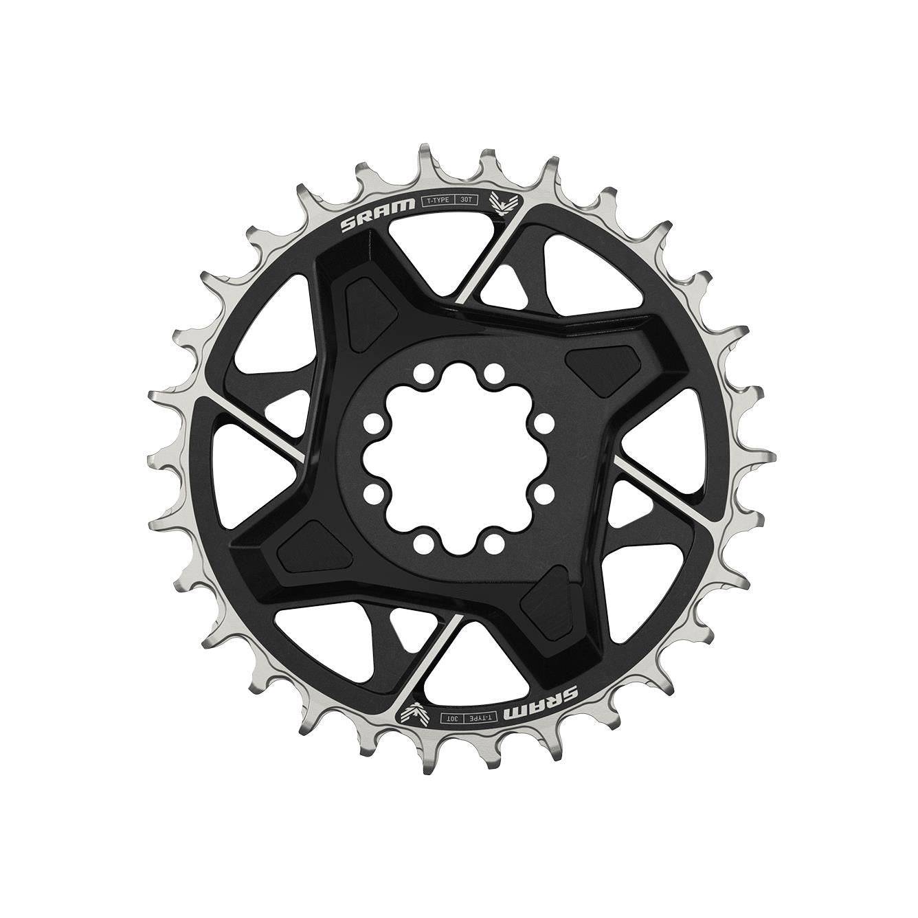 SRAM Eagle X0 D1 2023 T-Type chainring with 8-bolt direct mount and 3mm offset for mountain bike components.
