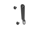 Black Trek 56mm chainstay bracket for bike frame support, durable component for Trek bicycles with a sleek, functional design.