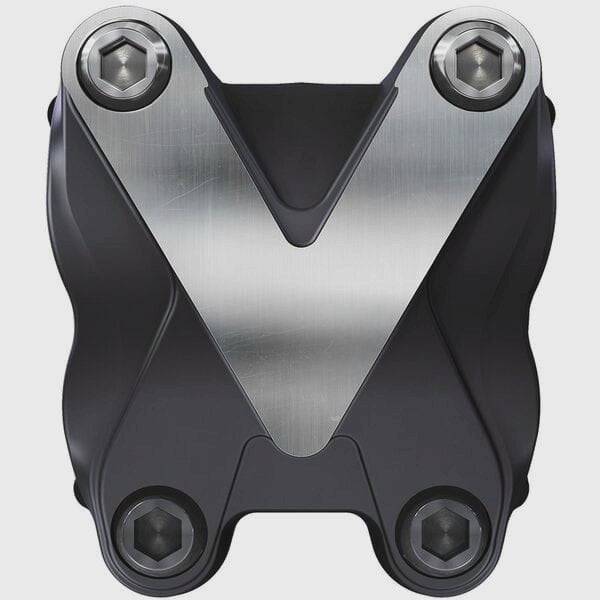 PRO VIBE alloy bike stem with 31.8mm clamp and -10° angle, Shimano Di2 compatible, shown from side view on a white background.