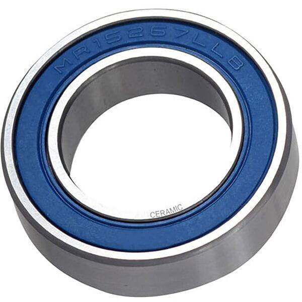Six M Part ceramic bicycle bearings MR15267 LLB, precision-sealed 15x26x7mm components for smooth cycling performance.