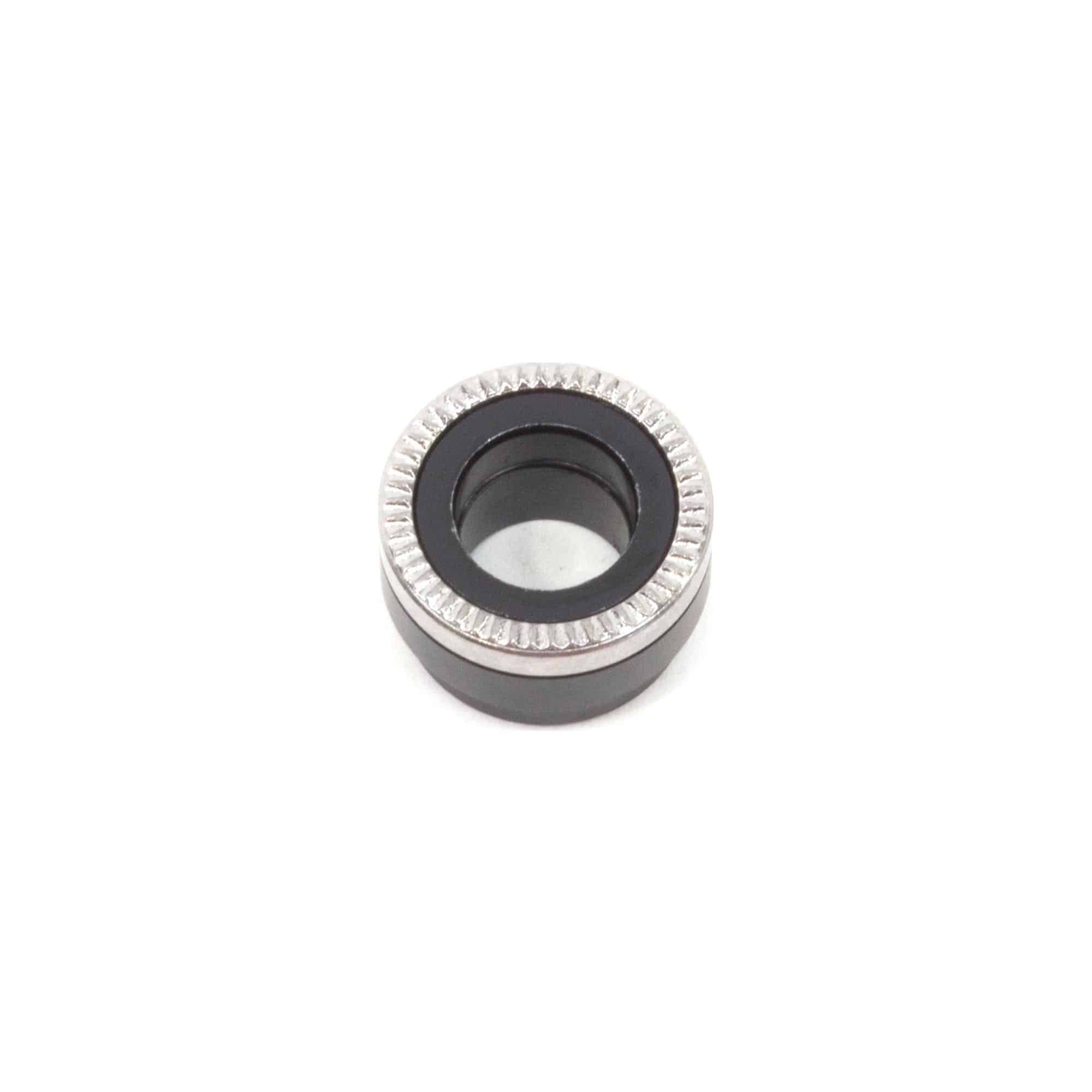Easton C1 V1 XC2 bike wheel hub rear fixing nut, bicycle component for wheel repair, silver metal part.