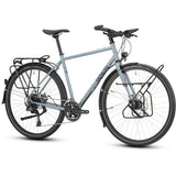 Genesis Tour De Fer 30 adventure bike with disc brakes, designed for long-distance touring, 2025 model, shown with rugged frame and gear setup.