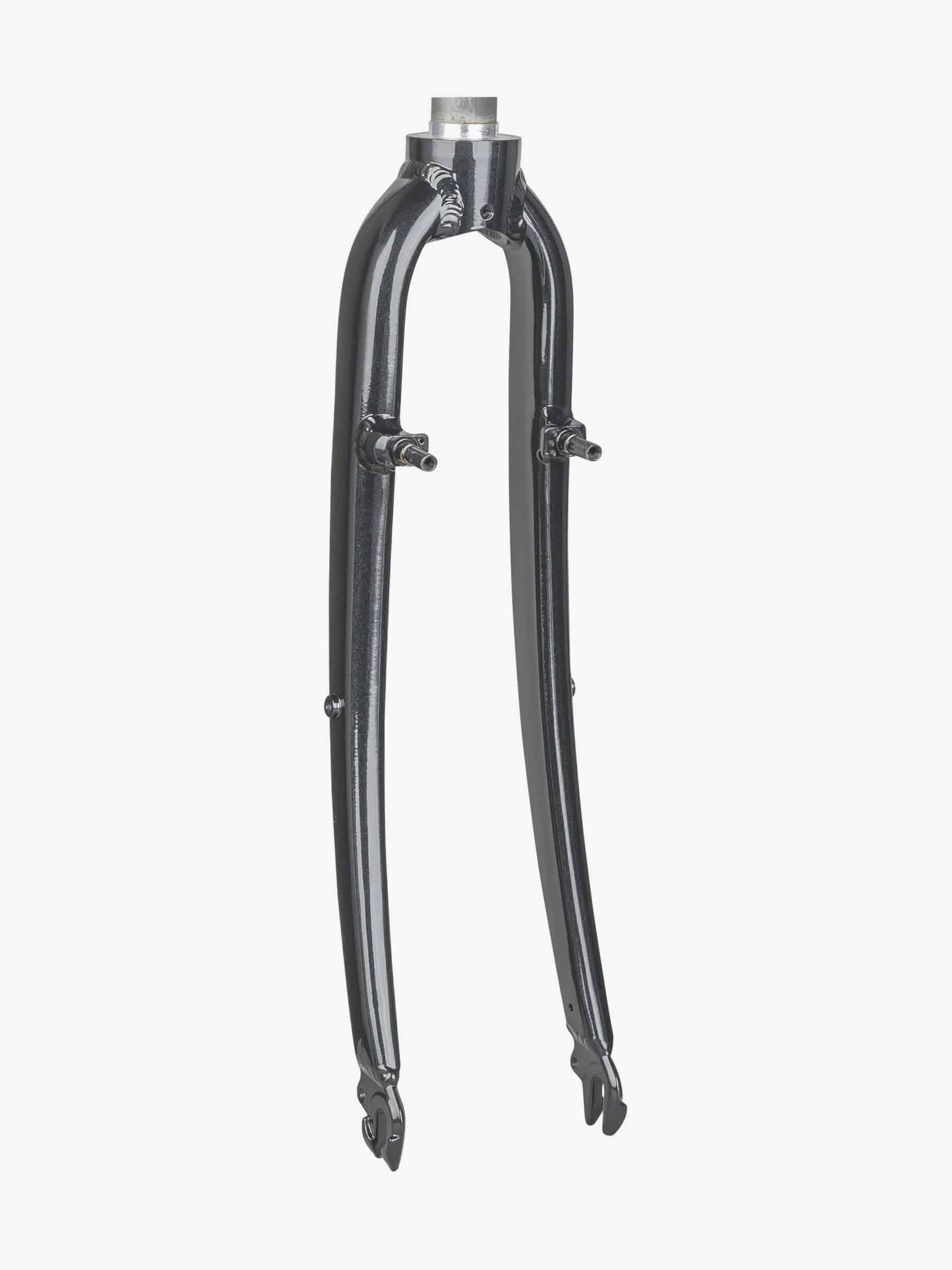 Trek 2017 Verve rigid bike forks with threaded steerer and V-brake mounts, suitable for 700C road or hybrid bikes.